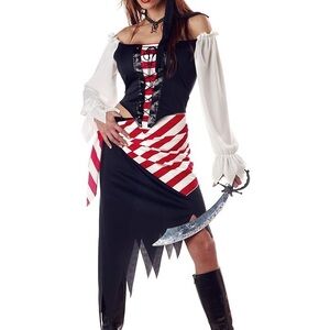 Pirate Costume for Kids - Black and White